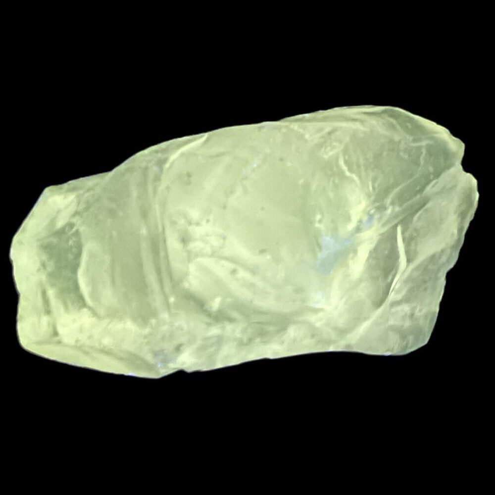 Lemon Translucent Art Glass Cullet Glowing Manganese Slag Glass #5GX51‎